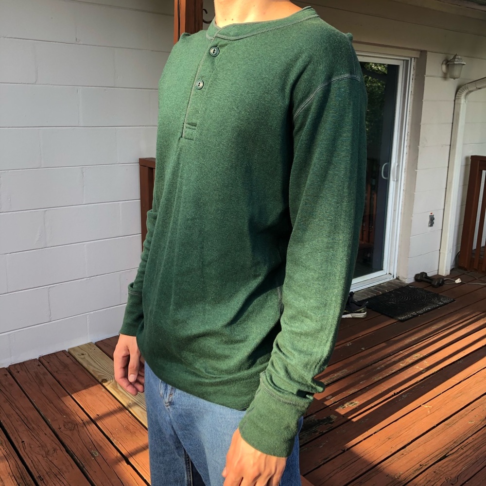 L.L. Bean emerald green sweater